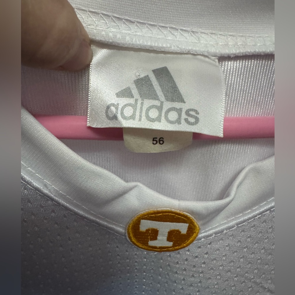 adidas White and Gold Manning #16 Football Jersey - Picture 6 of 6